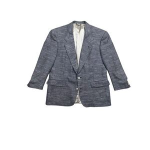 Men's Knit Pattern Christian Dior Monsieur Blazer 42S Vintage Jacket Wool‎
